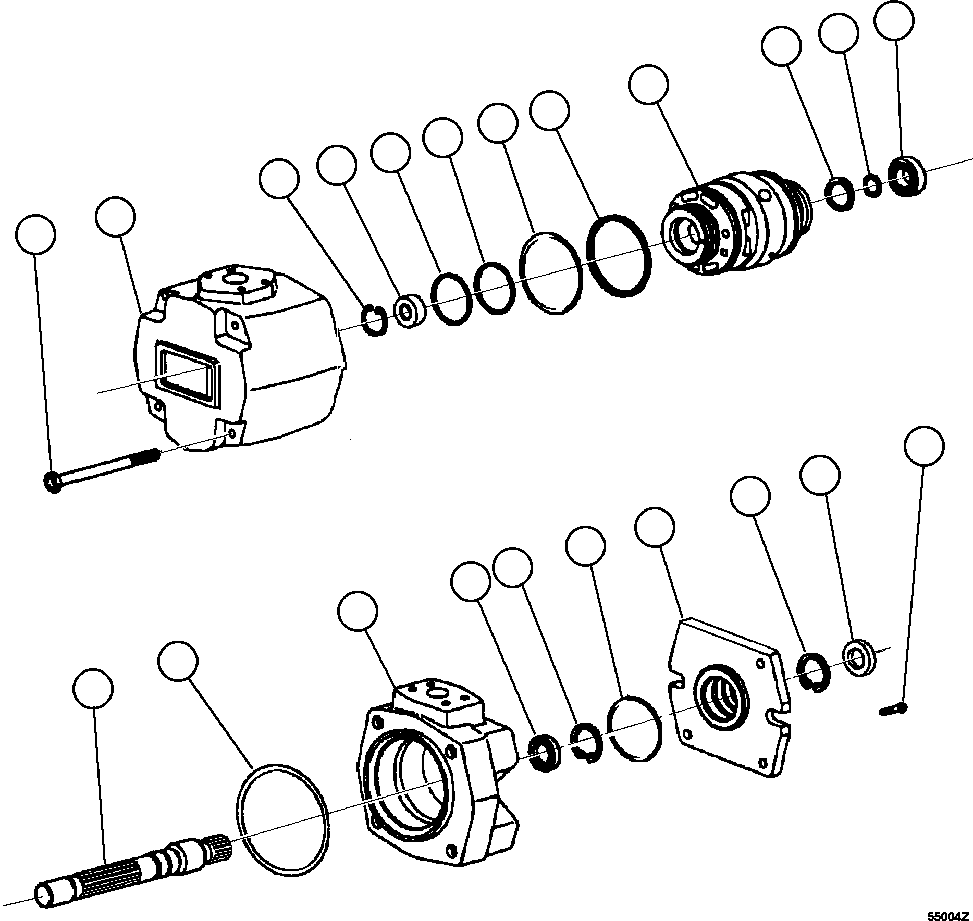 Dump Trucks Komatsu / AFE47-GY 730E S/N A30669 - A30674  RMK(AFE47-GY) / STEERING & BRAKE PUMP ASSEMBLY        PB9870(488 : 55004)