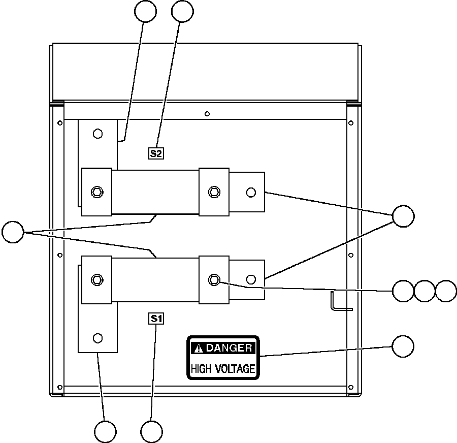 Komatsu parts book diagram for AFE47-Q 730E  S/N 32691  ROSSING URANIUM: SHUNT 1 & 2 BOX