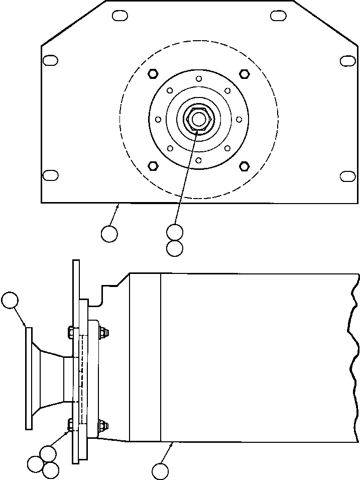 Komatsu parts book diagram for AFE47-Q 730E  S/N 32691  ROSSING URANIUM: HOIST PUMP INSTL - 3 (EG0498)