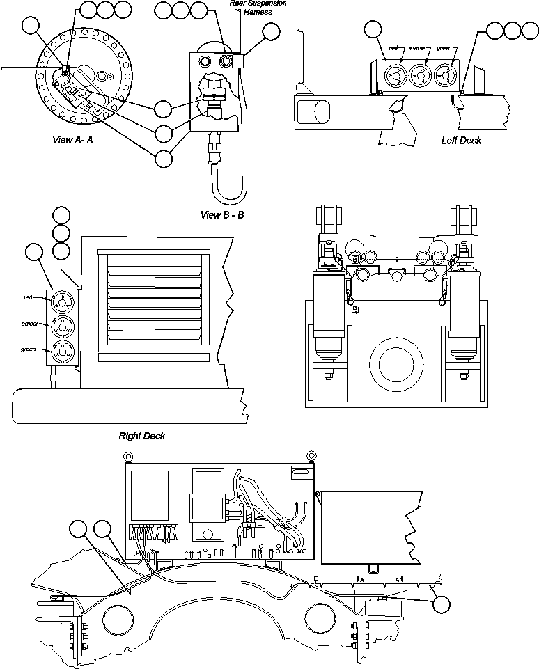 Komatsu parts book diagram for AFE47-Q 730E  S/N 32691  ROSSING URANIUM: PAYLOAD METER SYSTEM