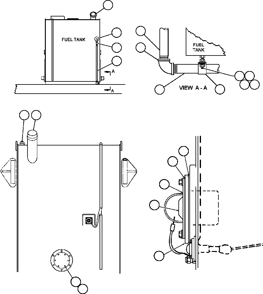 Dump Trucks Komatsu / AFE47-T 730E  S/N 32744-32746  A.T. MASSEY(AFE47-T) / PRESSURE FUELING - R.H. (BD5180)(284 : 55219)