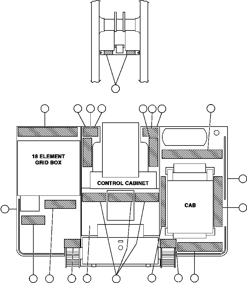 Komatsu parts book diagram for AFE47-V 730E S/N 32795 & 32797   ISCOR GROOTEGELUK: DECK SECTIONS & SAFETY WALK