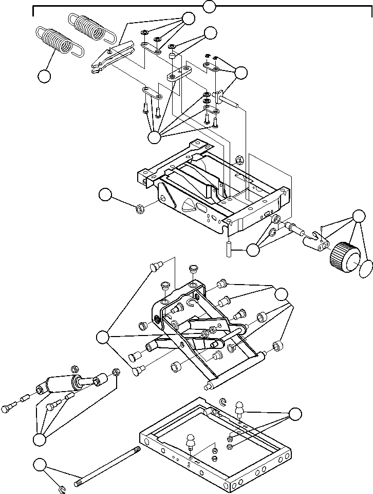 Komatsu parts book diagram for AFE47-V 730E S/N 32795 & 32797   ISCOR GROOTEGELUK: OPERATOR'S SEAT ASSEMBLY - 4 (PB9771)
