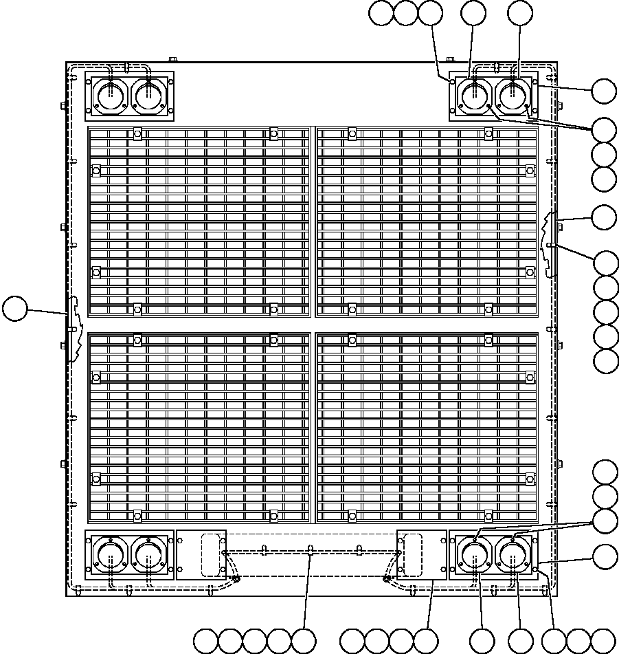 Komatsu parts book diagram for AFE47-V 730E S/N 32795 & 32797   ISCOR GROOTEGELUK: HEADLIGHTS INSTALLATION