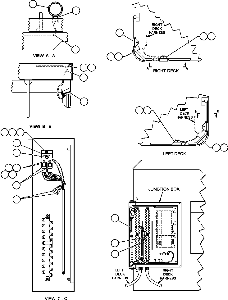 Komatsu parts book diagram for AFE47-V 730E S/N 32795 & 32797   ISCOR GROOTEGELUK: ADDITIONAL CLEARANCE LIGHTS (EG8853)