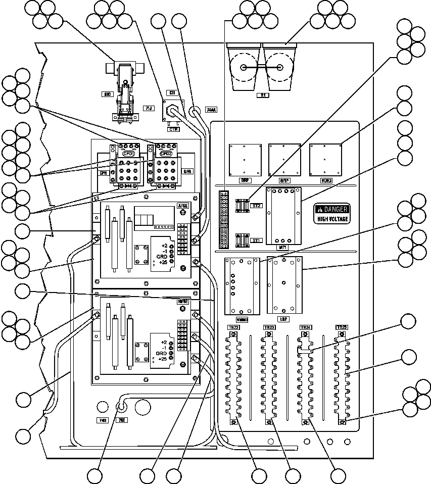 Dump Trucks Komatsu / AFE47-W  730E S/N 32806-32807 & 32817-32819 & 32821 & 32823 & 32834    ISCOR(AFE47-W) / CONTROL CABINET ASSEMBLY(392 : 55201)