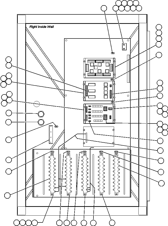 Dump Trucks Komatsu / AFE47-W  730E S/N 32806-32807 & 32817-32819 & 32821 & 32823 & 32834    ISCOR(AFE47-W) / CONTROL CABINET ASSEMBLY - R.H. SIDE(396 : 55338)
