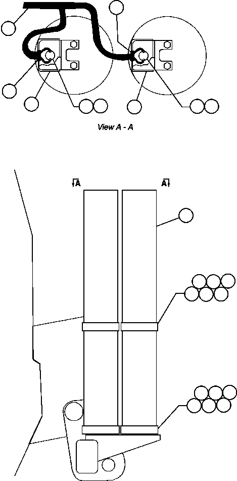 Dump Trucks Komatsu / AFE47-X 730E S/N 32820 & 32835-32836  FOSCOR(AFE47-X) / STEERING ACCUMULATORS INSTL(100 : 55301)