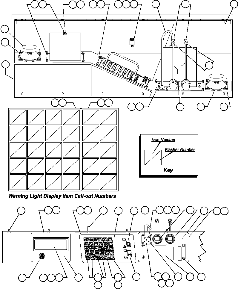 Dump Trucks Komatsu / AFE47-X 730E S/N 32820 & 32835-32836  FOSCOR(AFE47-X) / OVERHEAD DASH MODULE(126 : 55239)