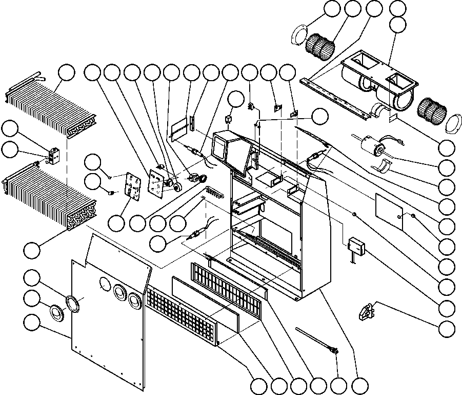 Dump Trucks Komatsu / AFE47-X 730E S/N 32820 & 32835-32836  FOSCOR(AFE47-X) / HEATER/AIR CONDITIONER ASSM - 2 (SM5270)(158 : 60191)
