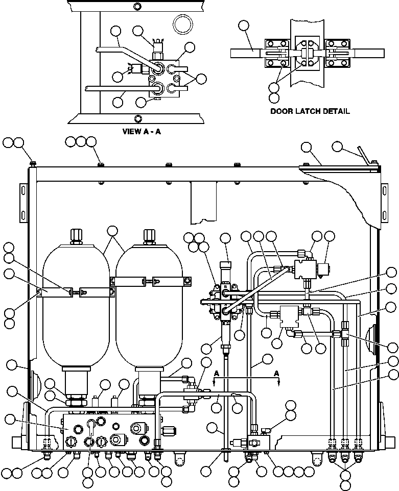 Dump Trucks Komatsu / AFE47-X 730E S/N 32820 & 32835-32836  FOSCOR(AFE47-X) / BRAKE CABINET ASSEMBLY - 1 (EG1104)(198 : 55146)