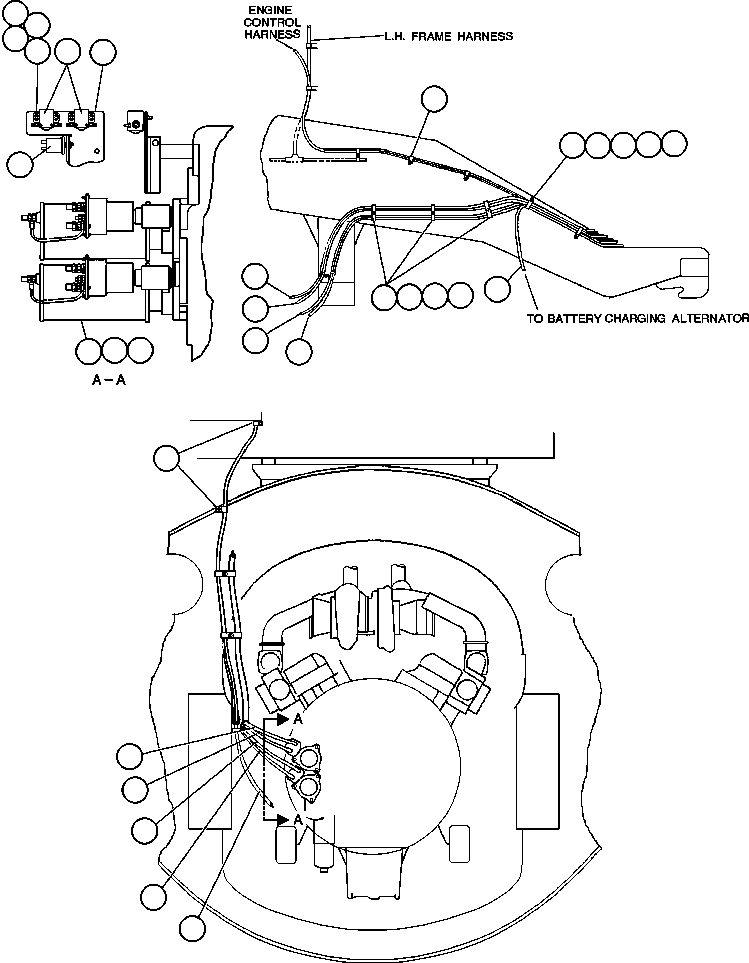 Dump Trucks Komatsu / AFE47-X 730E S/N 32820 & 32835-32836  FOSCOR(AFE47-X) / ELECTRIC START INSTALLATION - 5(286 : 55054)