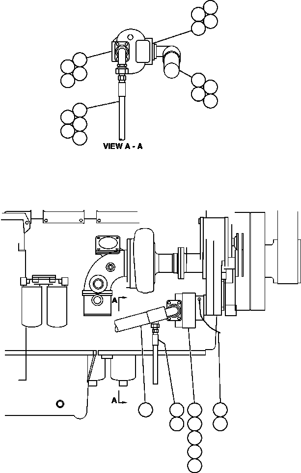 Dump Trucks Komatsu / AFE47-X 730E S/N 32820 & 32835-32836  FOSCOR(AFE47-X) / HYDRAULIC PUMP BLOWER INSTL(332 : 55252)