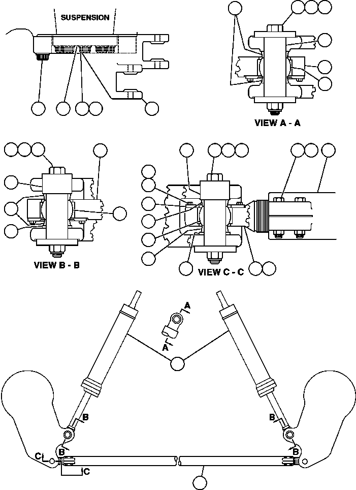 Dump Trucks Komatsu / AFE47-Y 730E S/N 32822   JWANENG(AFE47-Y) / STEERING ARMS & LINKAGE(096 : 55012)