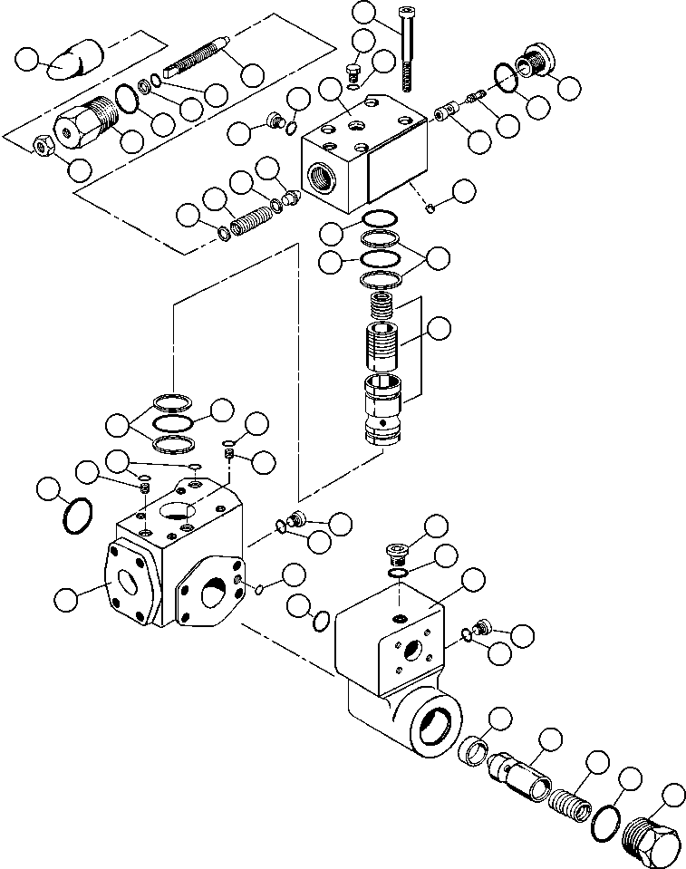 Dump Trucks Komatsu / AFE47-Y 730E S/N 32822   JWANENG(AFE47-Y) / UNLOADER VALVE ASSEMBLY (PB9977)(110 : 55114)