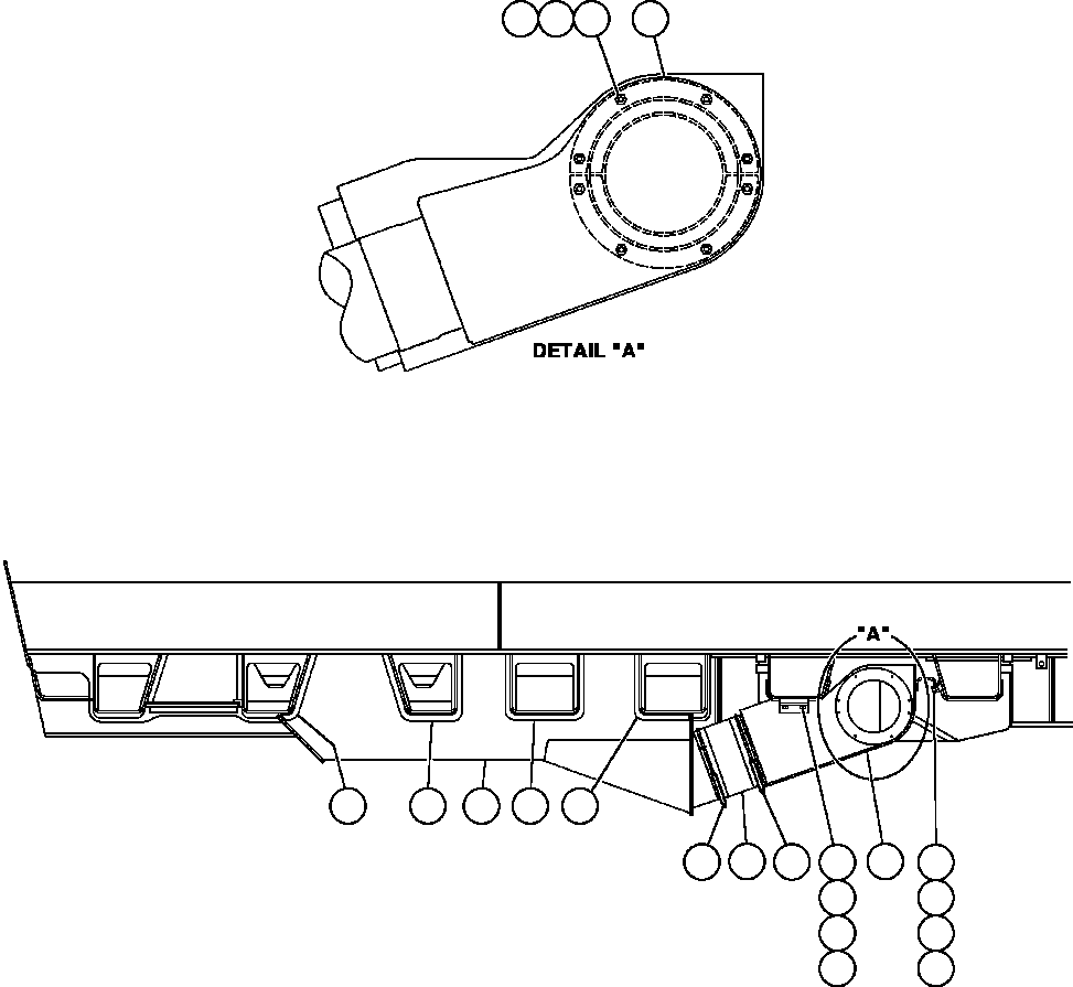 Komatsu parts book diagram for AFE48-AC  930E S/N A30076-A30078 & A30080 SYNCRUDE: BODY HEATPAN INSTALLATION