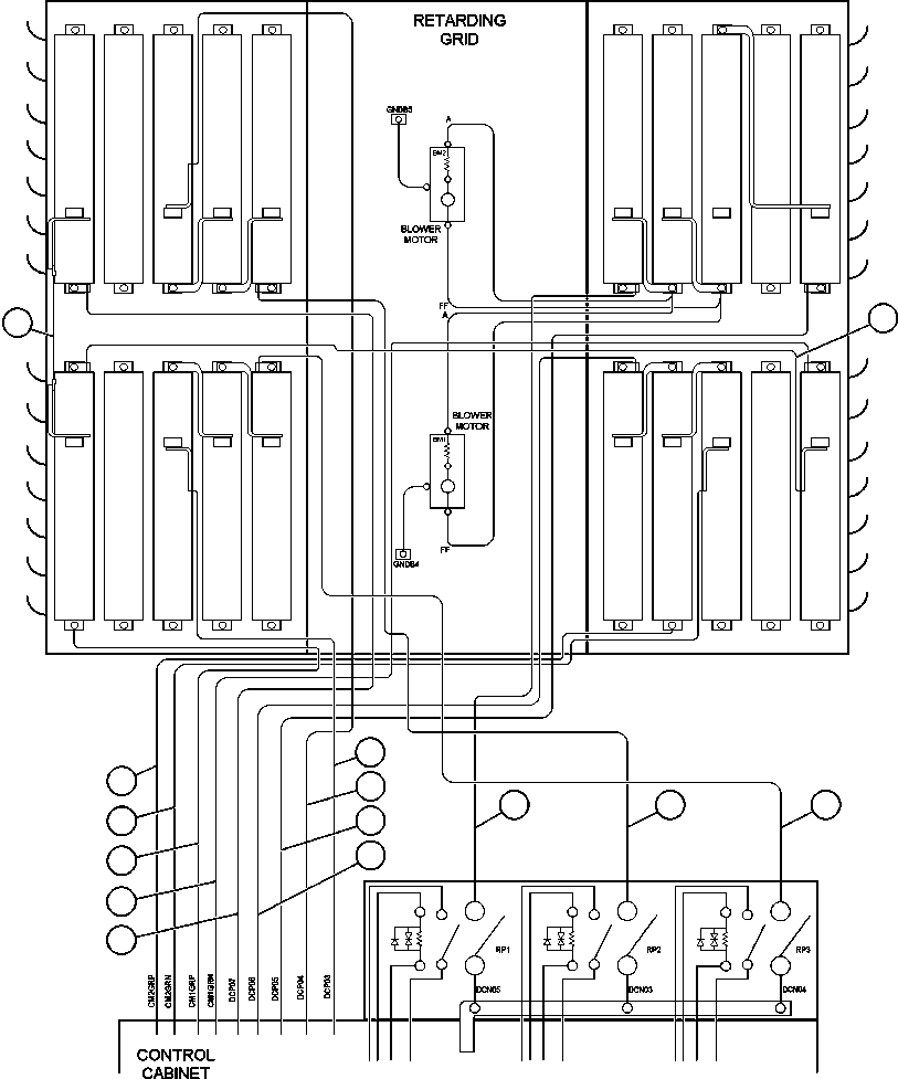 Komatsu parts book diagram for AFE48-AC  930E S/N A30076-A30078 & A30080 SYNCRUDE: ELECTRICAL COMPONENT POWER WIRING - 1