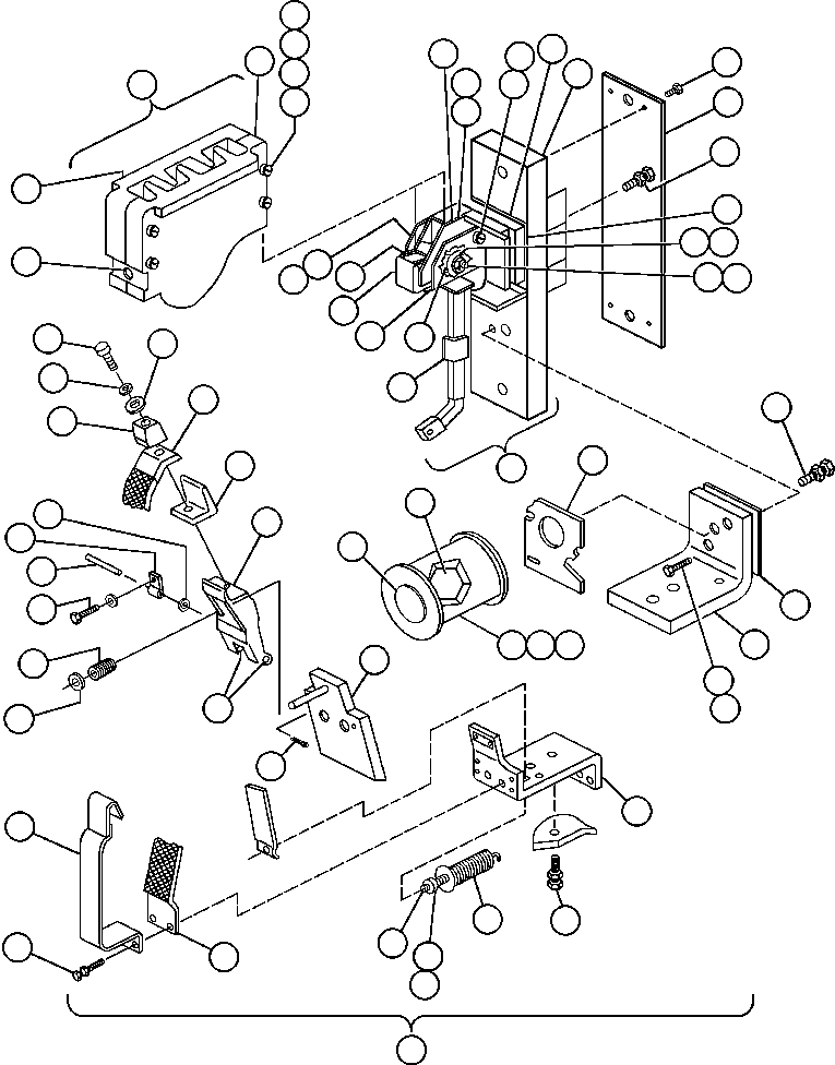 Komatsu parts book diagram for AFE48-AC  930E S/N A30076-A30078 & A30080 SYNCRUDE: CONTACTOR - G.F. (TV3419)