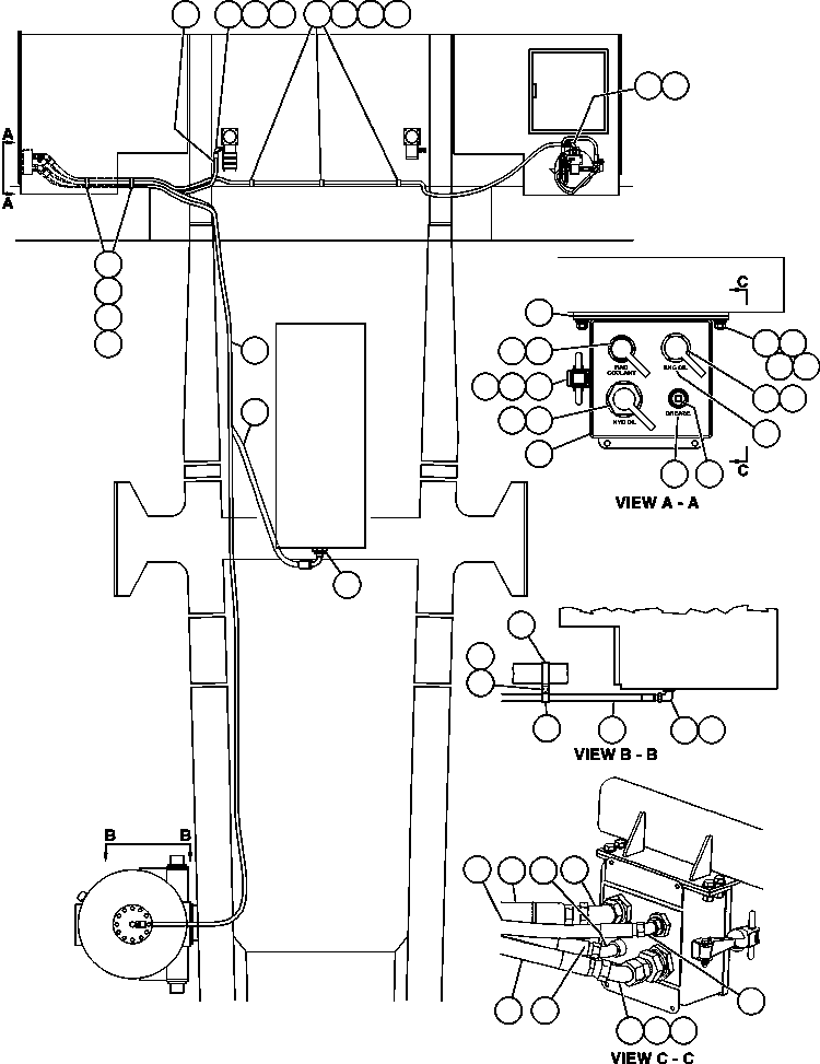 Komatsu parts book diagram for AFE48-AL  930E S/N A30111 MORENCI: SERVICE CENTER - L.H.