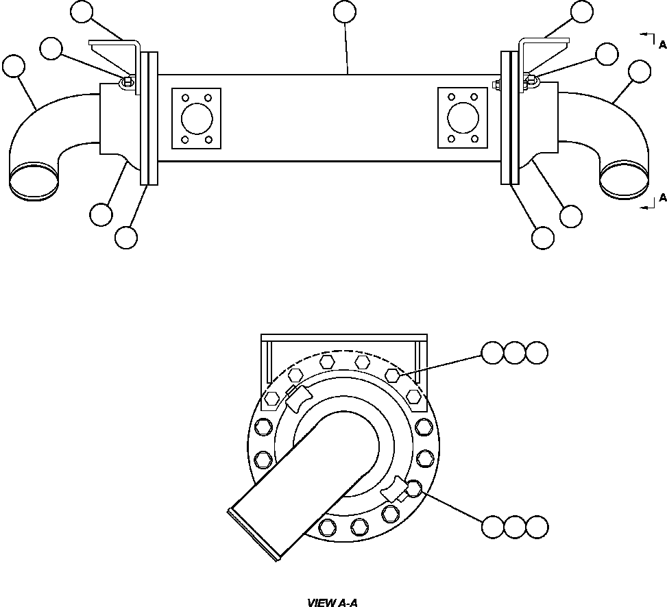 Komatsu parts book diagram for AFE48-AR  930E S/N A30115 SUNCOR: HEAT EXCHANGER (PB9796)