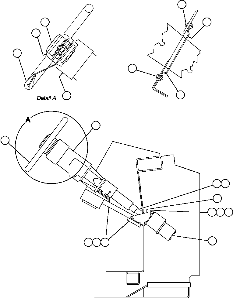 Komatsu parts book diagram for AFE48-AR  930E S/N A30115 SUNCOR: STEERING COLUMN & CONTROL VALVE INSTL