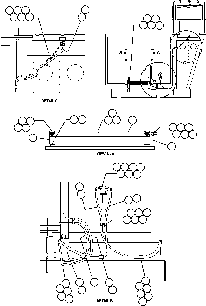 Komatsu parts book diagram for AFE48-AR  930E S/N A30115 SUNCOR: AIR CONDITIONER PIPING & INSTALLATION