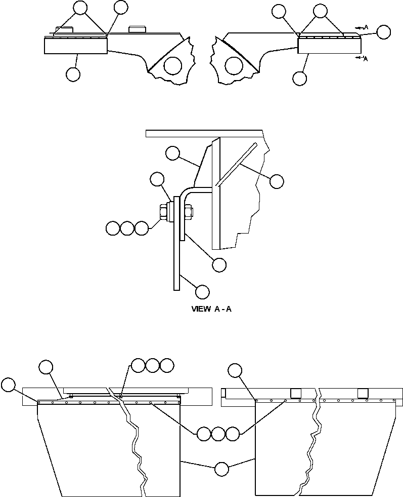 Komatsu parts book diagram for AFE48-AR  930E S/N A30115 SUNCOR: DECK MUD FLAPS INSTALLATION