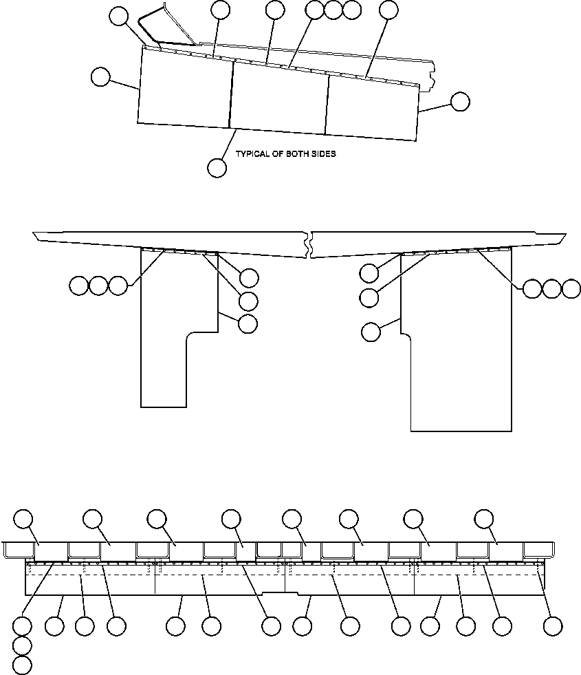 Komatsu parts book diagram for AFE48-AR  930E S/N A30115 SUNCOR: BODY TO DECK & BODY MUD FLAP INSTL