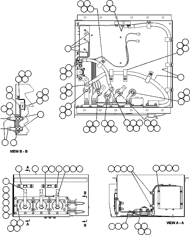 Komatsu parts book diagram for AFE48-AR  930E S/N A30115 SUNCOR: BATTERY CONTROL BOX ASSEMBLY (EG7738)