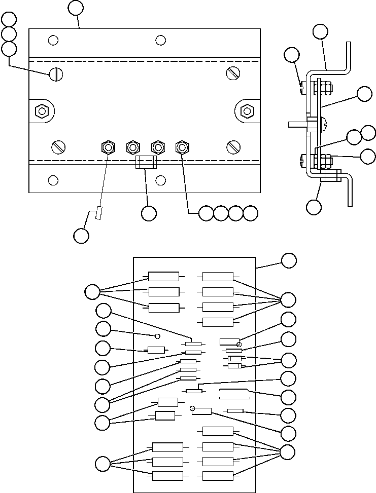 Komatsu parts book diagram for AFE48-AR  930E S/N A30115 SUNCOR: VOLTAGE MEASURING MODULE (VMM) (VE6118)