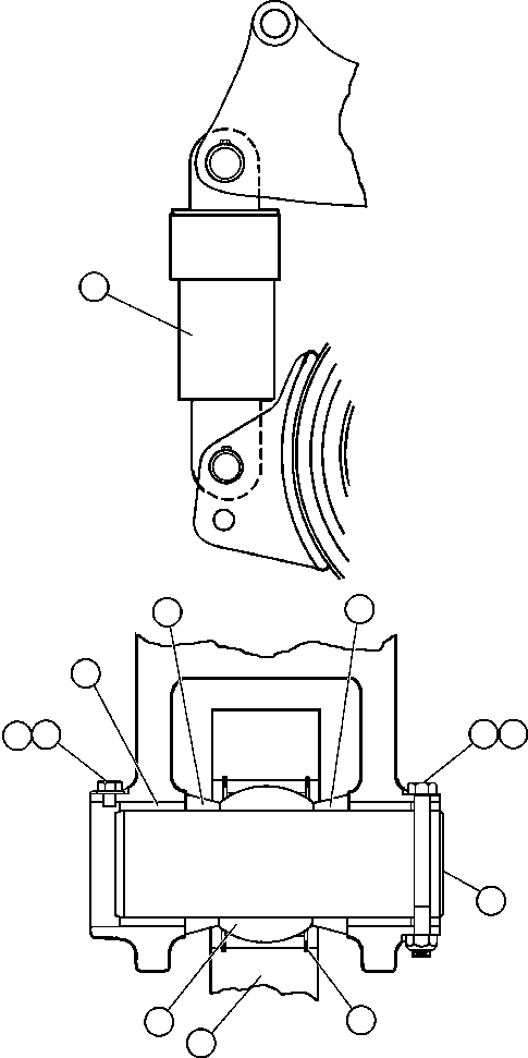 Komatsu parts book diagram for AFE48-AT  930E-2 S/N A30122-A30127 & A30130 BARRICK GOLDSTRIKE: REAR SUSPENSION & MOUNTING
