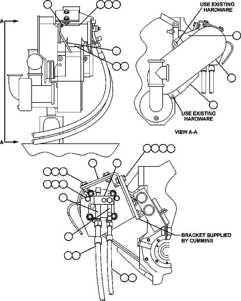 Komatsu parts book diagram for AFE48-AT  930E-2 S/N A30122-A30127 & A30130 BARRICK GOLDSTRIKE: AIR CONDITIONER COMPRESSOR INSTL