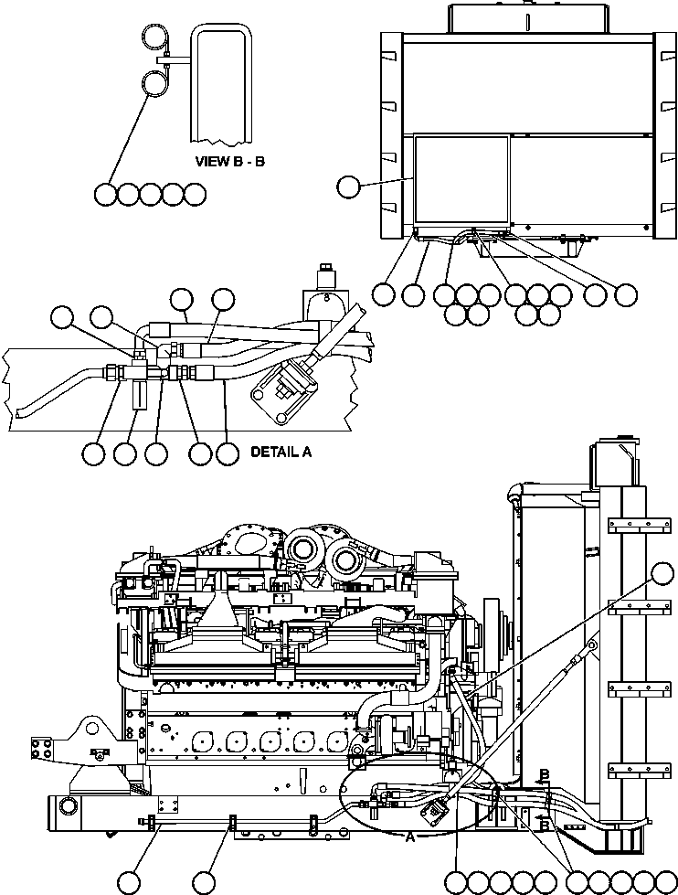 Komatsu parts book diagram for AFE48-AT  930E-2 S/N A30122-A30127 & A30130 BARRICK GOLDSTRIKE: FUEL SYSTEM COOLER