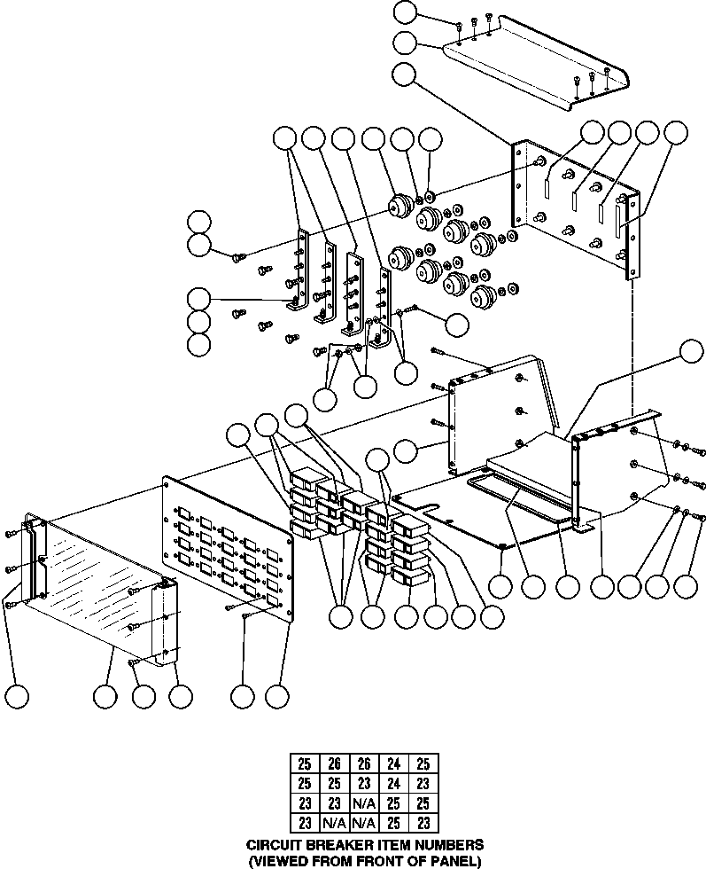 Komatsu parts book diagram for AFE48-AT  930E-2 S/N A30122-A30127 & A30130 BARRICK GOLDSTRIKE: DISTRIBUTION POWER BUS