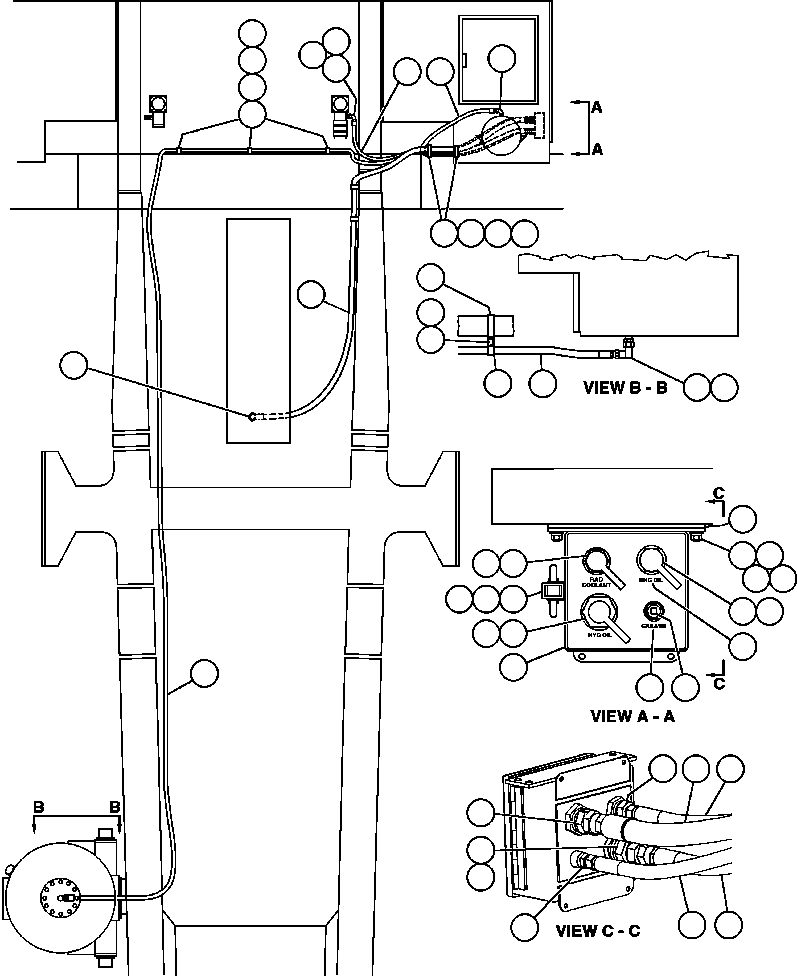Komatsu parts book diagram for AFE48-AT  930E-2 S/N A30122-A30127 & A30130 BARRICK GOLDSTRIKE: SERVICE CENTER R.H.