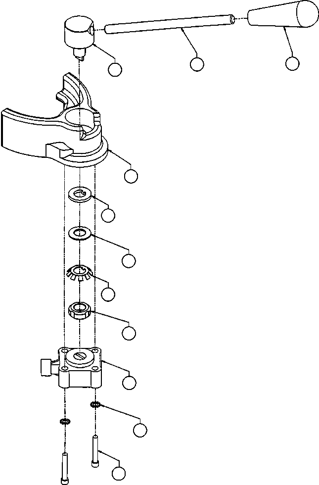 Komatsu parts book diagram for AFE48-AU  930E-2 S/N A30098 & A30100 BARRICK: RETARDER LEVER ASSEMBLY (EF7730)
