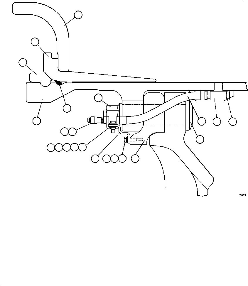 Dump Trucks Komatsu / AFE48-BF 930E-2 S/N A30012  CODELCO(AFE48-BF) / FRONT WHEEL & MOUNTING(054 : 60204)