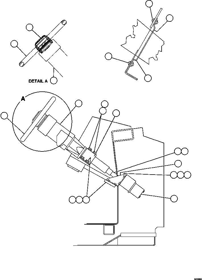 Dump Trucks Komatsu / AFE48-BF 930E-2 S/N A30012  CODELCO(AFE48-BF) / STEERING COLUMN & CONTROL VALVE INSTL(078 : 60386)