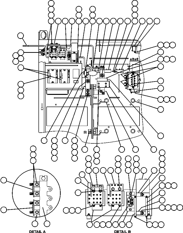 Komatsu parts book diagram for AFE48-BM  930E-2 S/N A30161 THRU A30163 CODELCO: CONTROL CABINET (INSIDE TOP LEFT FRONT)