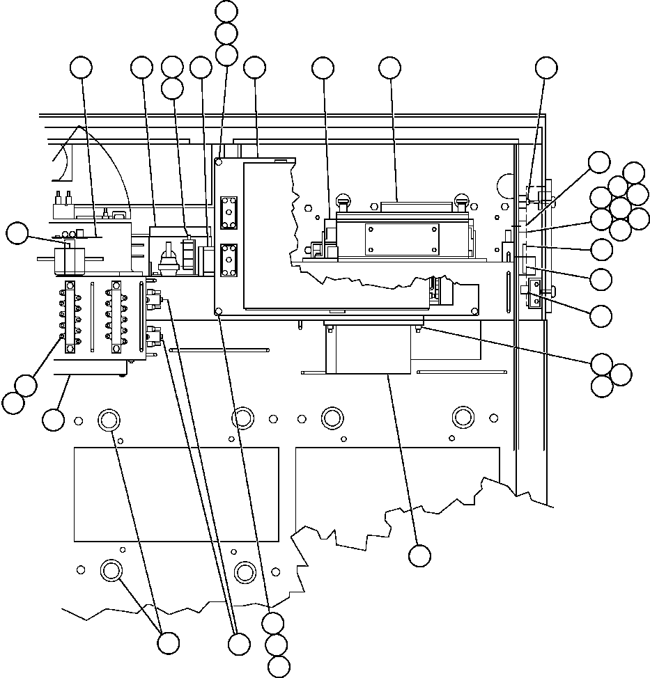 Komatsu parts book diagram for AFE48-BM  930E-2 S/N A30161 THRU A30163 CODELCO: CONTROL CABINET (INSIDE TOP RIGHT FRONT)