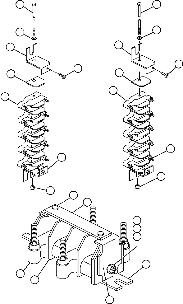Komatsu parts book diagram for AFE48-BM  930E-2 S/N A30161 THRU A30163 CODELCO: TERMINAL BOARDS