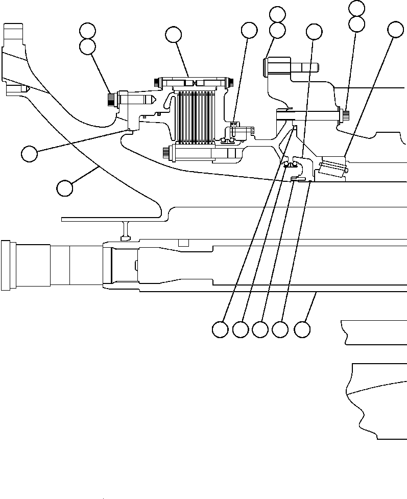 Komatsu parts book diagram for AFE48-BM  930E-2 S/N A30161 THRU A30163 CODELCO: TRANSMISSION, WHEEL MOTOR