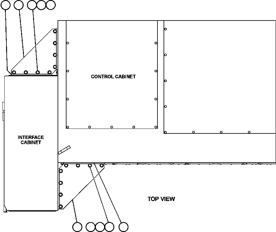 Komatsu parts book diagram for AFE48-CE 930E-2  S/N A30207-A30208 SUNCOR: INTERFACE CABINET SUPPORTS