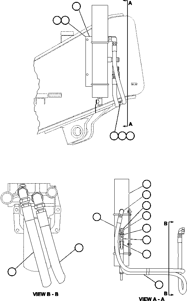 Komatsu parts book diagram for AFE48-CE 930E-2  S/N A30207-A30208 SUNCOR: WATER / FUEL SEPARATOR