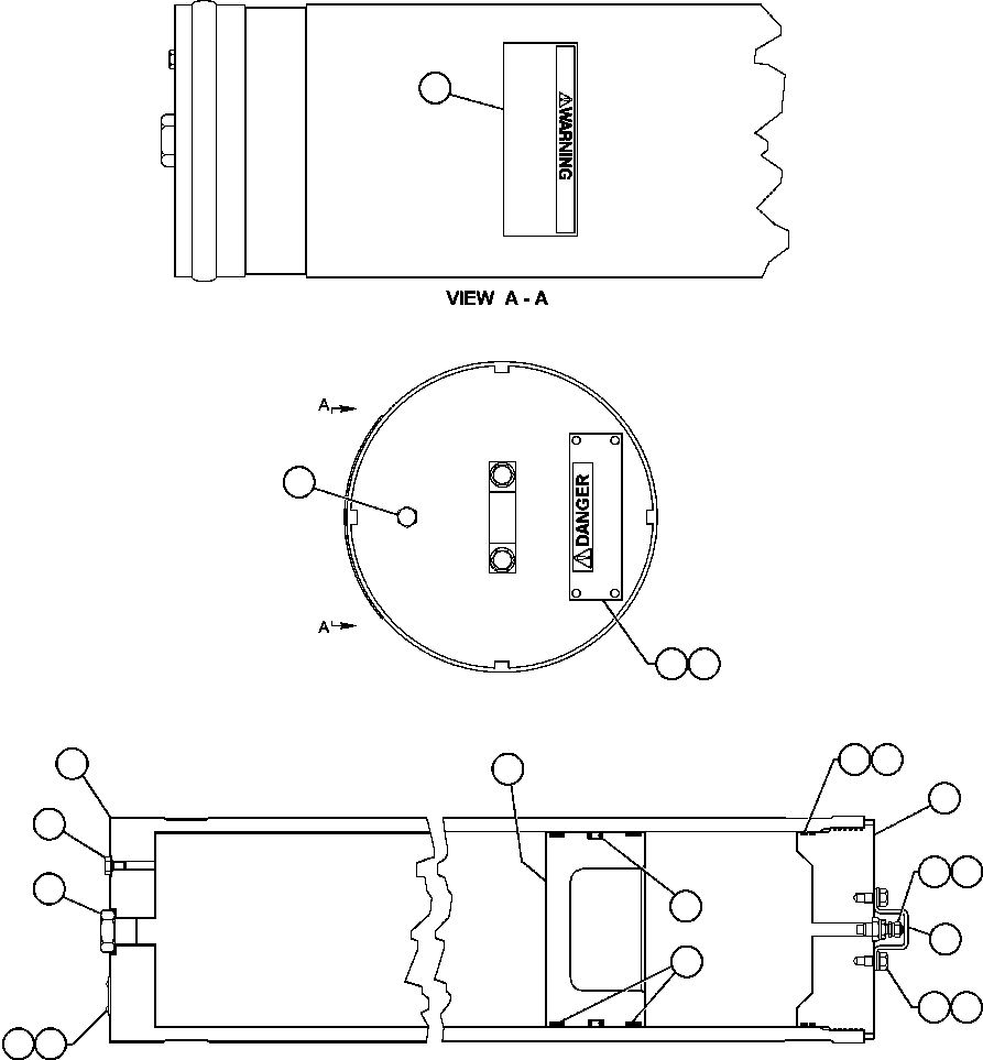 Komatsu parts book diagram for AFE48-CE 930E-2  S/N A30207-A30208 SUNCOR: BRAKE AUXILIARY ACCUMULATOR ASSM (EH8316)