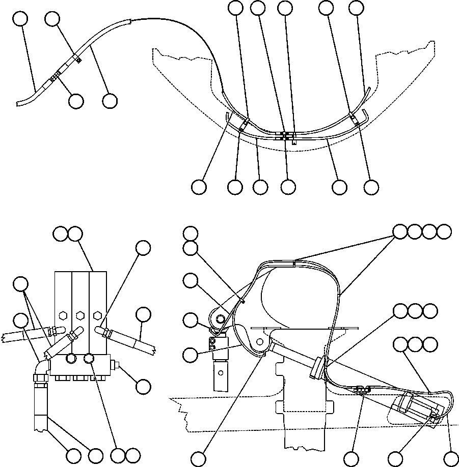 Komatsu parts book diagram for AFE48-CE 930E-2  S/N A30207-A30208 SUNCOR: AUTOMATIC LUBRICATION SYSTEM - 1