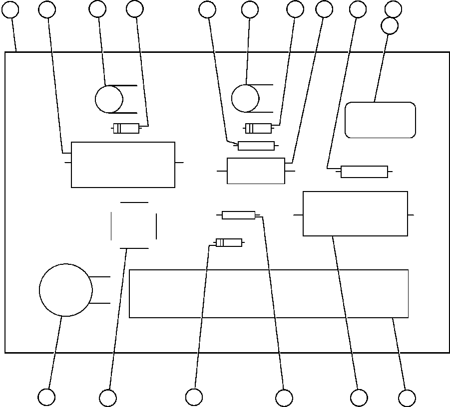 Komatsu parts book diagram for AFE48-CE 930E-2  S/N A30207-A30208 SUNCOR: FAULT DETECTION PANEL (FDP) (GE0627)