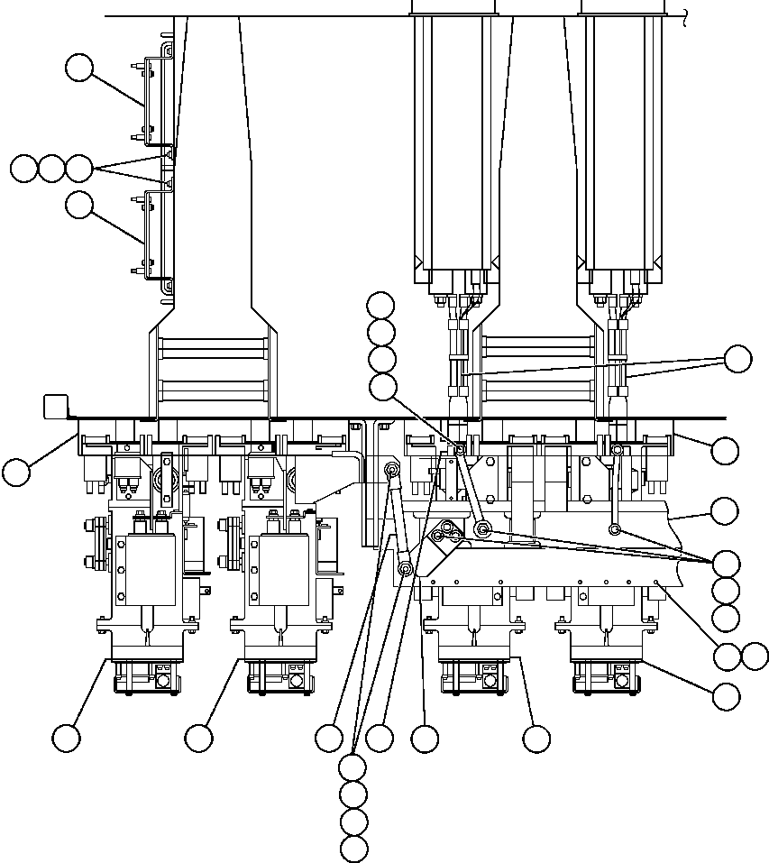 Komatsu parts book diagram for AFE48-CE 930E-2  S/N A30207-A30208 SUNCOR: CONTROL CABINET - INVERTER