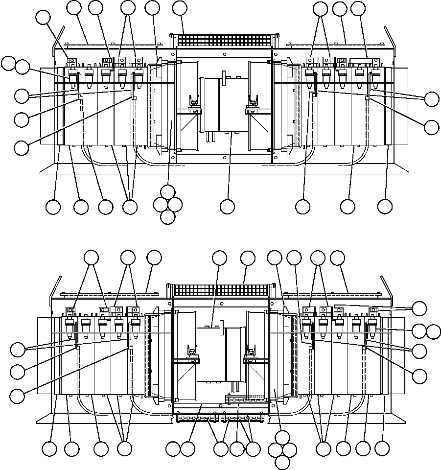 Komatsu parts book diagram for AFE48-CE 930E-2  S/N A30207-A30208 SUNCOR: RETARDING GRID ASSEMBLY - 1 (PC0859)