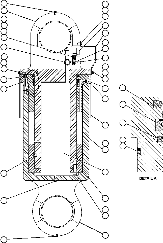 Komatsu parts book diagram for AFE48-CK 930E-2 S/N A30225 JACOB'S RANCH: REAR SUSPENSION ASSEMBLY (EH5949)
